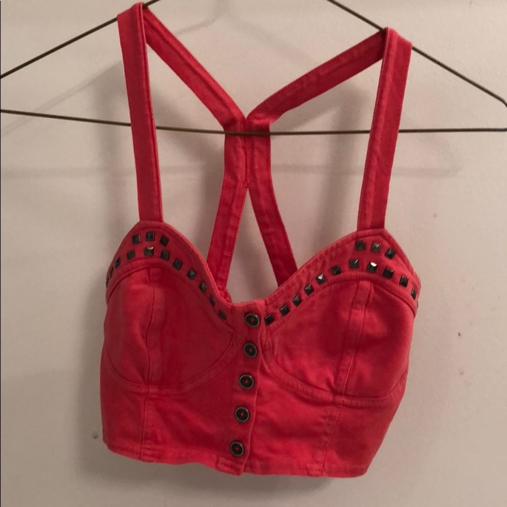 Studded crop top
